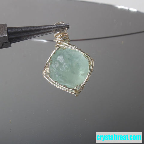 Natural Raw Crystal & Opal Pendant Necklace