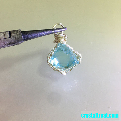 Natural Raw Crystal & Opal Pendant Necklace