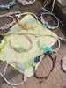 Handwoven Natural Raw Crystal Aquamarine and Multi-Gemstone Bracelet