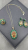 Natural Turkish Sultan Stone & Green Aventurine Jewelry Set