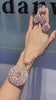 Natural Pink Crystal and Zircon Pave Jewelry Set
