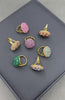 Crushed Gemstone Dome Ring